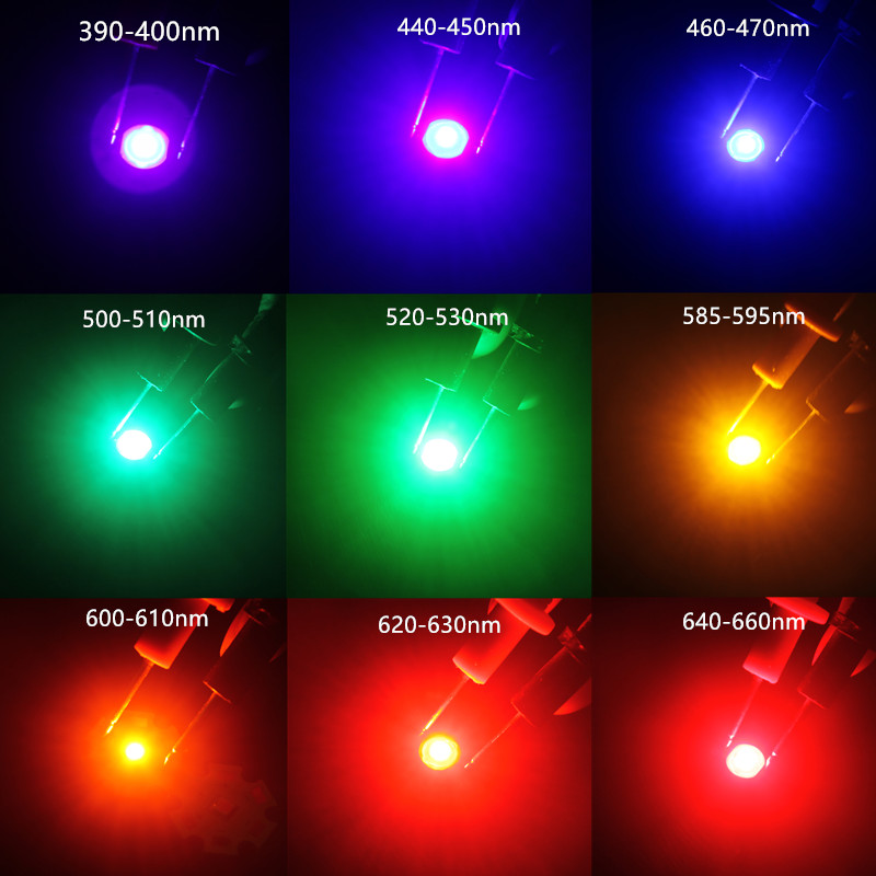 Red Green Blue Yellow Amber color led chip 1w 3030 smd LED