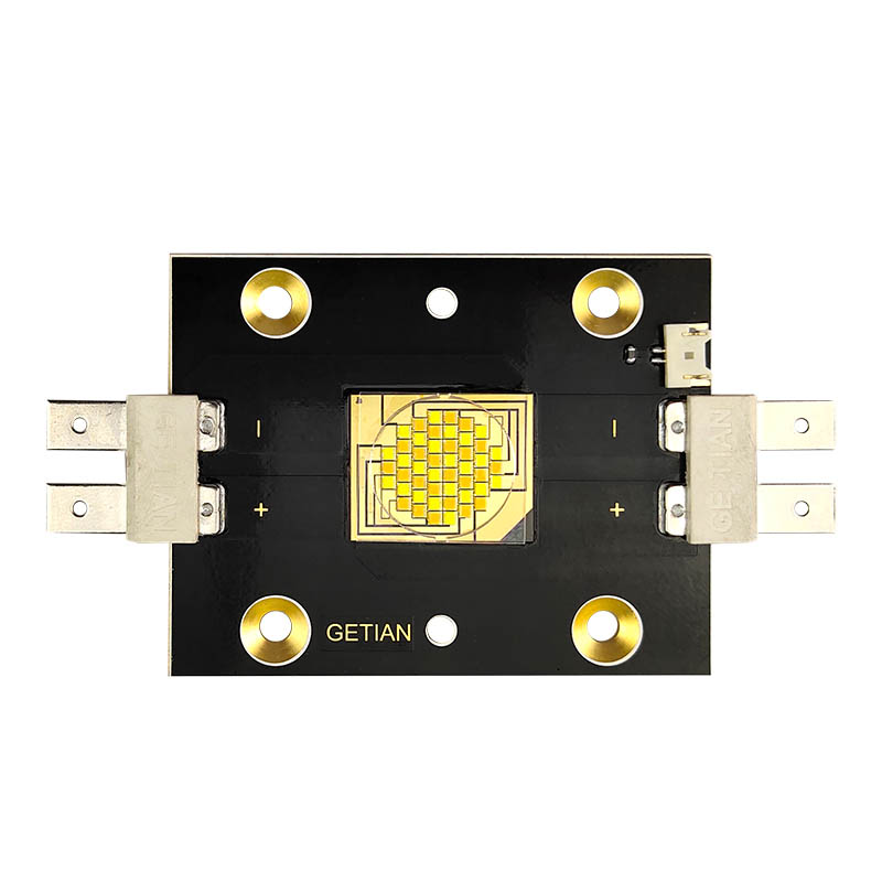 Getian 8000-8500k 36V 7.5A  40000-45000lm 600W flip chip cob led with Os ram vertical chip